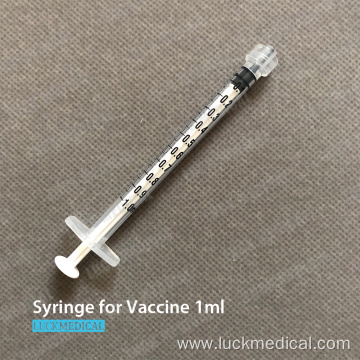 1ml Vaccine Syringe Without Needle Luer Lock